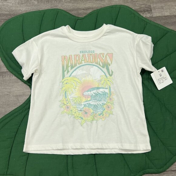 Grayson Mini Toddler Girl 5T Endless Paradise Short Sleeve Graphic Tee - Picture 1 of 3
